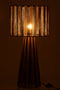 J-Line zandloper Deco - glas/zand - beige - small