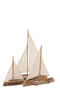 J-Line Zeilboot Drijfhout Naturel Large