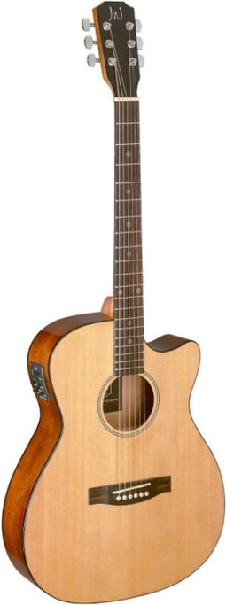 J.N Guitars Bessie BES-ACE Natural E/A westerngitaar