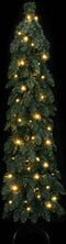 vidaXL - Kunstkerstboom - met - verlichting - 60 - LED's - 120 - cm