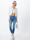 Pieces PCDELLY SKN MW CR LB124-BA/NOOS BC Dames Jeans - Skinny Fit - Stretch Denim - Maat XS