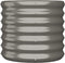 vidaXL - Plantenbak - 40x40x36 - cm - gepoedercoat - staal - grijs