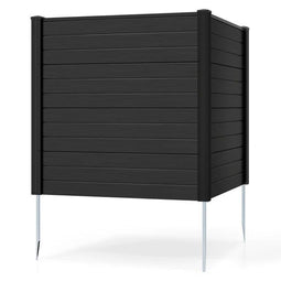 Coast NP13106DK - Privacy scherm - 2-delig 123 x 123 cm - zwart (2 stuks)