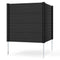 Coast NP13106DK - Privacy scherm - 2-delig 123 x 123 cm - zwart (2 stuks)
