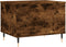 vidaXL - Salontafel - 60x44,5x45 - cm - bewerkt - hout - gerookt - eikenkleurig