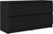 vidaXL - Tv-meubel - 100x35x54 - cm - bewerkt - hout - zwart