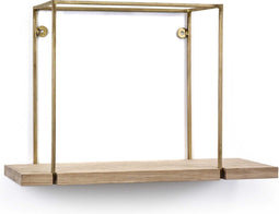 Serax by Studio Simple - Wandrek S - Koperkleurig frame - Hout