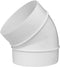 EUROPLAST - Buisboog 90 Graden - Ø 100mm PVC Kunststof Ventilatiebuis
