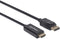 Manhattan 153201 - DisplayPort naar HDMI Kabel - 4K@60Hz 1.8m Zwart