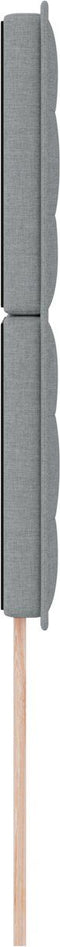 vidaXL - Hoofdbord - met - lijnendesign - Lichtgrijs - 80 - cm - Stof