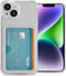 iMoshion Hoesje Geschikt voor iPhone 14 Pro Hoesje Met Pasjeshouder - iMoshion Softcase Backcover met pashouder 3.0 - Transparant