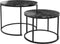 H&S - Collection - Bijzettafelset - 2 - st - zwart