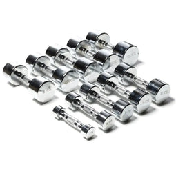 Toorx Fitness MC - Dumbells Set - Chroom - 1 kg tot en met 10 kg - 10 paar - 20 stuks