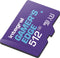 Integral Gamer's Edge - microSDXC Kaart 512GB V30 - U3 180 MB/s leessnelheid 150 MB/s schrijfsnelheid