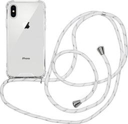 iMoshion Hoesje Geschikt voor iPhone Xs / X Hoesje Met Koord - iMoshion Backcover met koord - Transparant
