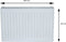 Plieger Compact Paneelradiator Type 22 - 1274 W - 40 cm x 100 cm - Wit