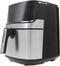 Airfryer XXL inclusief 1x cake bakvorm & 6 muffin bakvormpjes siliconen - 5,5 liter - Olie vrij - 8 functies - TM Electron - Digitaal - Anti aanbak laag - Met timer - Temperatuur regelaar 80 tot 100C - Uitneembare mand