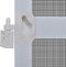vidaXL - Hordeur - met - scharnieren - 120x240 - cm - wit
