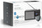 Nedis RDIN3000BK - Internetradio - FM en Bluetooth - Houtdesign