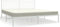 vidaXL - Bedframe - met - hoofdbord - metaal - wit - 180x200 - cm