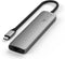 Satechi ST-P7SM - 7-in-1 USB-C Multiport Adapter - Gigabit Ethernet 4K HDMI 100W PD - Grijs