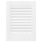 vidaXL - Kastdeuren - louvredesign - 2 - st - 39,5x29,5 - cm - wit
