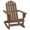 Tuinschommelstoel hout bruin