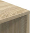 vidaXL - Boekenkast - 34x31x112 - cm - bewerkt - hout - sonoma - eikenkleurig