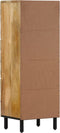vidaXL - Hoge - kast - 40x33x110 - cm - massief - mangohout