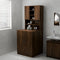 vidaXL - Wasmachinekast - 71x71,5x91,5 - cm - bruin - eikenkleur