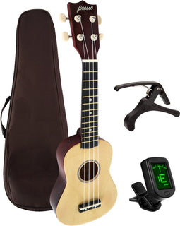 Finesse Ukelele - Starterset - 21" - 4 snaren - Houtkleurig