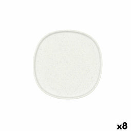 Bidasoa Elite - Eetbord - Keramisch 16,5 x 16,5 x 1,7 cm - Wit (8 Stuks)