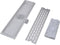 vidaXL - Doucheafvoer - 2 - st - rechthoekig - lijn - 530x140 - mm - roestvrij - staal