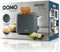 DOMO DO965T - Broodrooster - 2 sleuven 6 bruiningsstanden - Houtlook