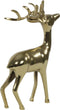 Staand hert - Aluminium - 28x13x41 cm - Goud