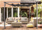Intimo Garden - Luxe Zonnescherm / Tuinpaviljoen met stalen frame en UV-bestendig dakzeil - Prieel