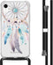 iMoshion Hoesje Geschikt voor iPhone Xr Hoesje Met Koord - iMoshion Design Hoesje met Koord - Transparant / Meerkleurig / Dreamcatcher