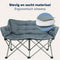 TRVLMORE Comfort Bench - Campingbank - 2 Persoons - 240 kg draagvermogen - Grijs