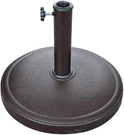 Angel Living Parasolvoet - Rond - 10kg - Ø44,5cm - Bruin - Resin/Staal
