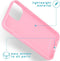 iMoshion Hoesje Geschikt voor iPhone 13 Mini Hoesje Siliconen - iMoshion Color Backcover - Roze