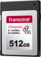 Transcend CFexpress 820 - Geheugenkaart - 512GB - 1700MB/s lezen - Zwart