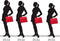 SOCHA Dames Laptoptas 13,3 inch Audrey Cherry Red