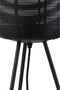 Light & Living Tafellamp Tomek - Zwart - Ø25cm - Modern - Cadeau - Cadeautje - Cadeautjes - Cadeau vrouw - Cadeau man - Cadeau voor haar - Cadeau voor hem - Kado - Kado man - Kado vrouw