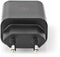 Nedis WCQC302ABK - USB-wandlader - Quick Charge 3.0 - Zwart