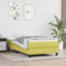 vidaXL - Bedframe - stof - groen - 90x200 - cm