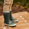 Bergstein Rainboot - Regenlaarzen Unisex Junior - Hoog - Groen - Maat 25