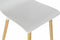 Keukenstoel DKD Home Decor Hout Wit Natuurlijk rubber Lichtbruin (43 x 50 x 88 cm)