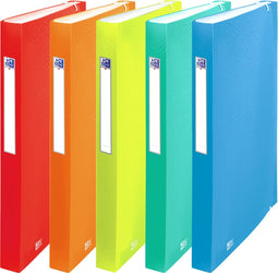 Oxford Urban sorteermap, voor formaat A4+, 12 vakken, uit PP, geassorteerde transparante kleuren