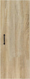 vidaXL - Wandkast - 34,5x34x90 - cm - bewerkt - hout - sonoma - eikenkleurig