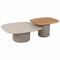 Taste by 4 Seasons Demi loungetafels 50x60 cm en 70x80 cm cloud - set van 2